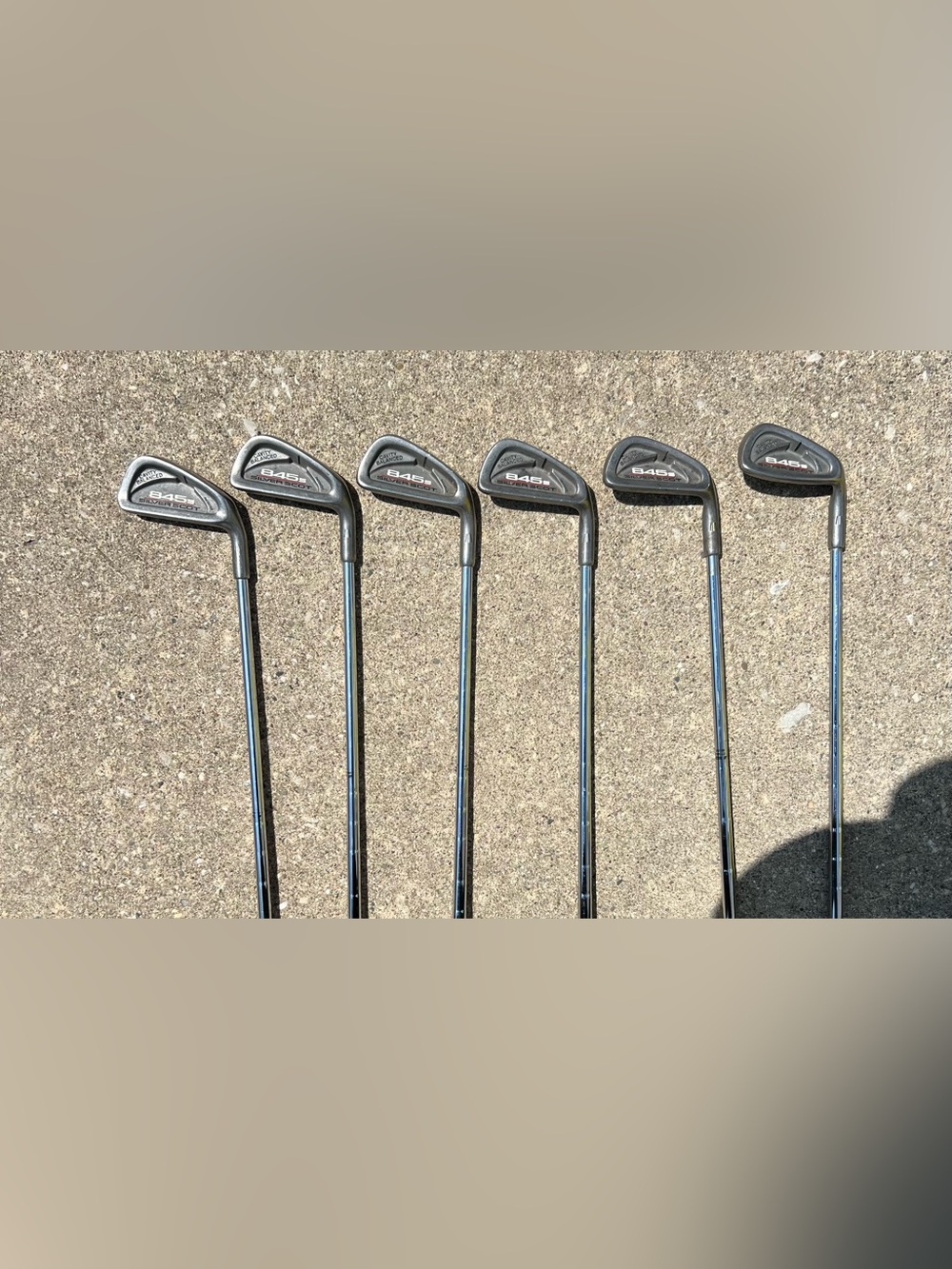 Tommy Armour 845s Silver Scott Iron Set 3-8 6 Clubs Right Handed Regular Flex